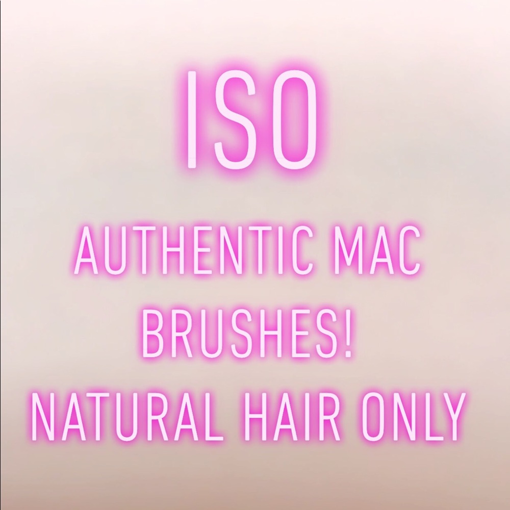 ISO NATURAL MAC BRUSHES